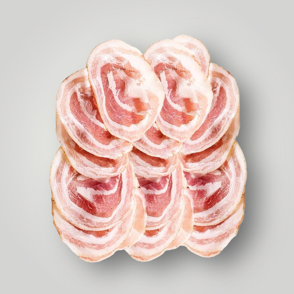 Freshly Sliced Pancetta Arrotolata | Dry-cured Rolled Pork Belly | Subissati | 500g
