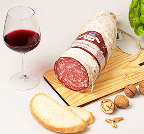 Salame Finocchiona IGP XL | X-Large salami with Fennel Seeds PGI | Subissati | +/- 2.5Kg