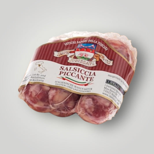 Salsiccia Piccante | Fresh Italian Pork Sausage with Chilli Pepper | Subissati | 200g