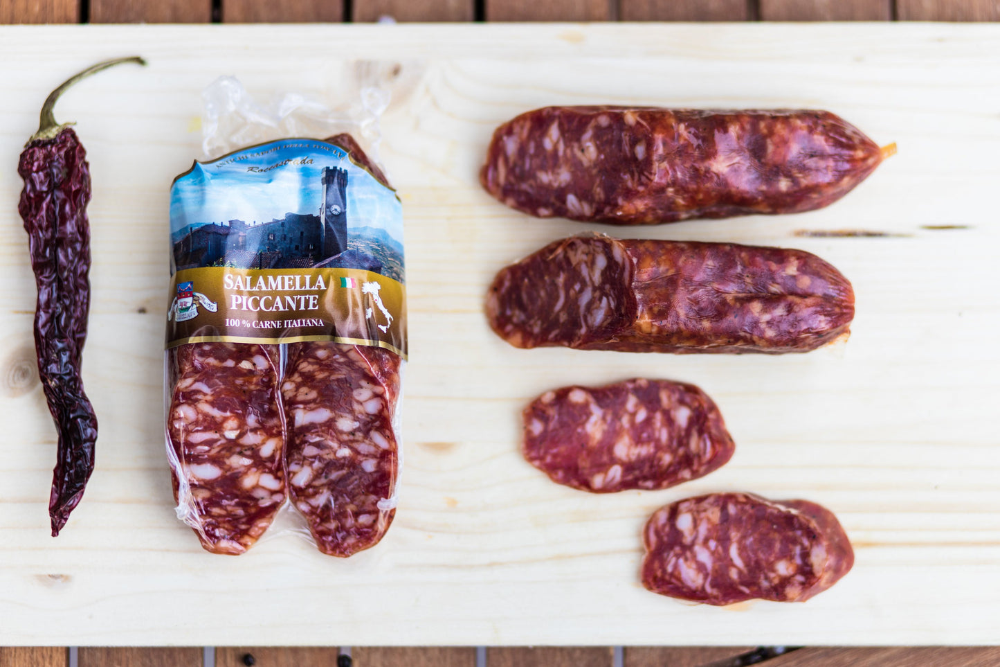 Salamella Piccante | Spicy Italian Saucisson| Subissati | 200g