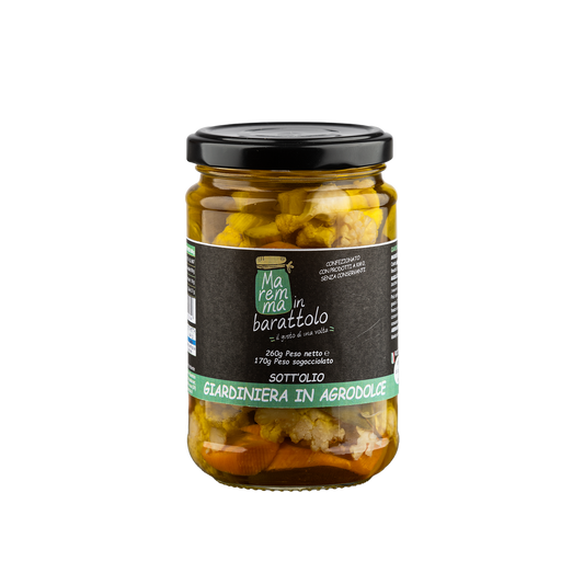 Giardiniera in Agrodolce sott'olio 260g