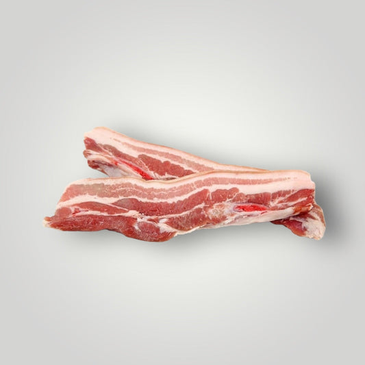 Thick Sliced Pancetta Tesa | Dry-cured Flat Pork Belly | Subissati | +/- 300g