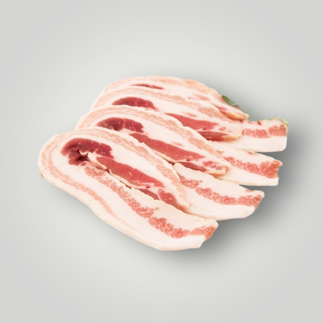 Freshly Sliced Pancetta Tesa | Dry-cured Flat Pork Belly | Subissati | 500g