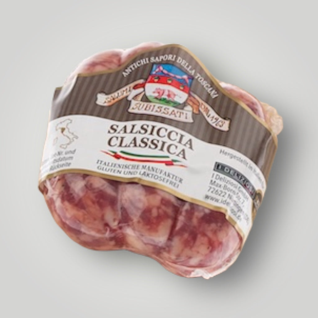 Salsiccia Toscana | Fresh Italian Classic Tuscan Pork Sausage | Subissati | 200g