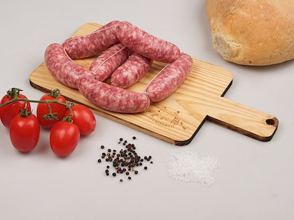Subissati Salsiccia Cruda al Finocchio | Raw Italian Sausage with Fennel Seeds | WHOLESALE PACK +/- 500g (8 Pcs)