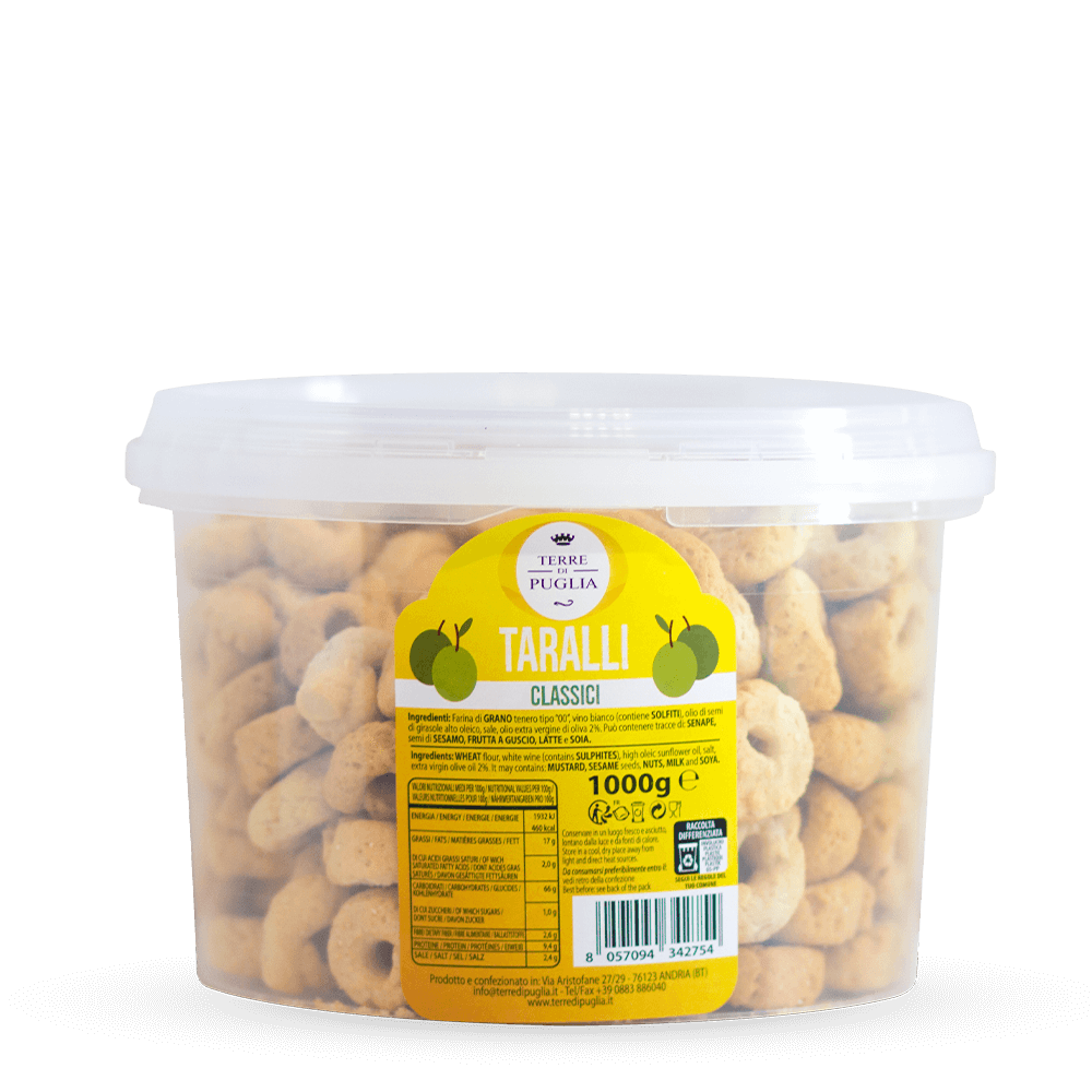 Classic Taralli | Terre di Puglia | 1Kg