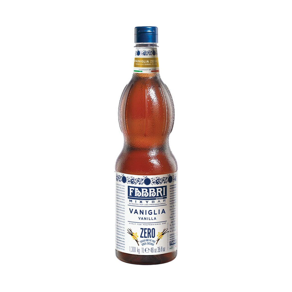 Mixybar Vanilla Zero Syrup | Fabbri | 1L