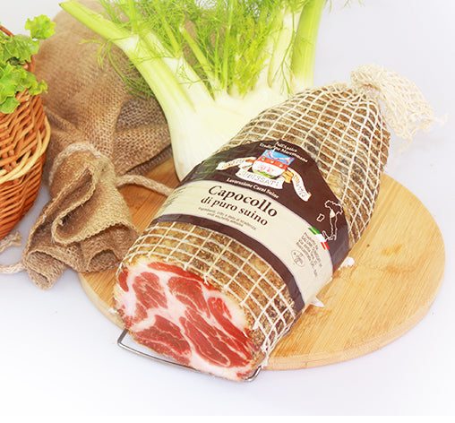 Capocollo Toscano - Coppa | Dry-cured Pork Collar Joint | Subissati | Block of +/- 700g