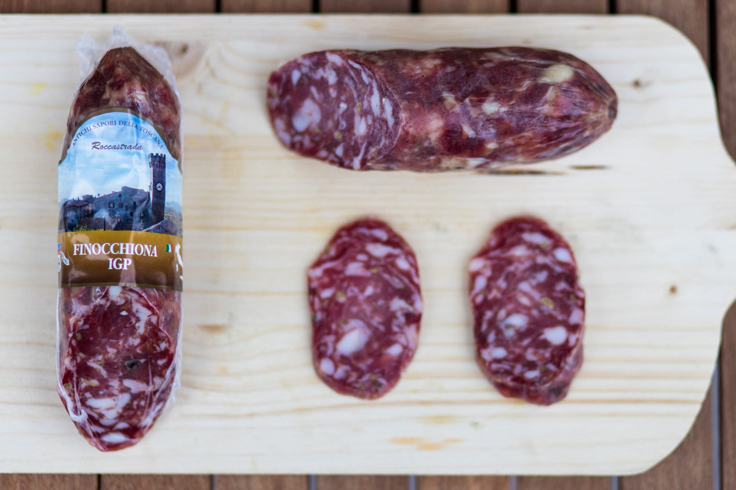 Salame Finocchiona IGP | Salami "Finocchiona" (with Fennel Seeds) PGI | Subissati | Whole +/- 500g