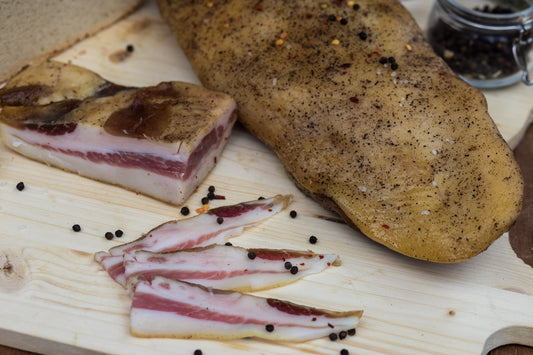 Guanciale | Dry-cured Pork Cheek | Subissati | +/- 1.8Kg