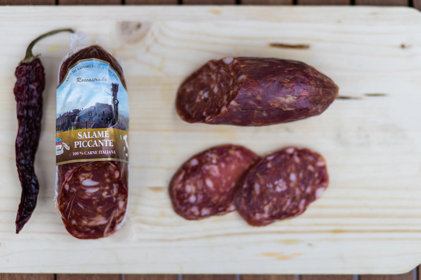 ½ Salame Piccante | Spicy-hot Salami | Subissati | +/- 200g