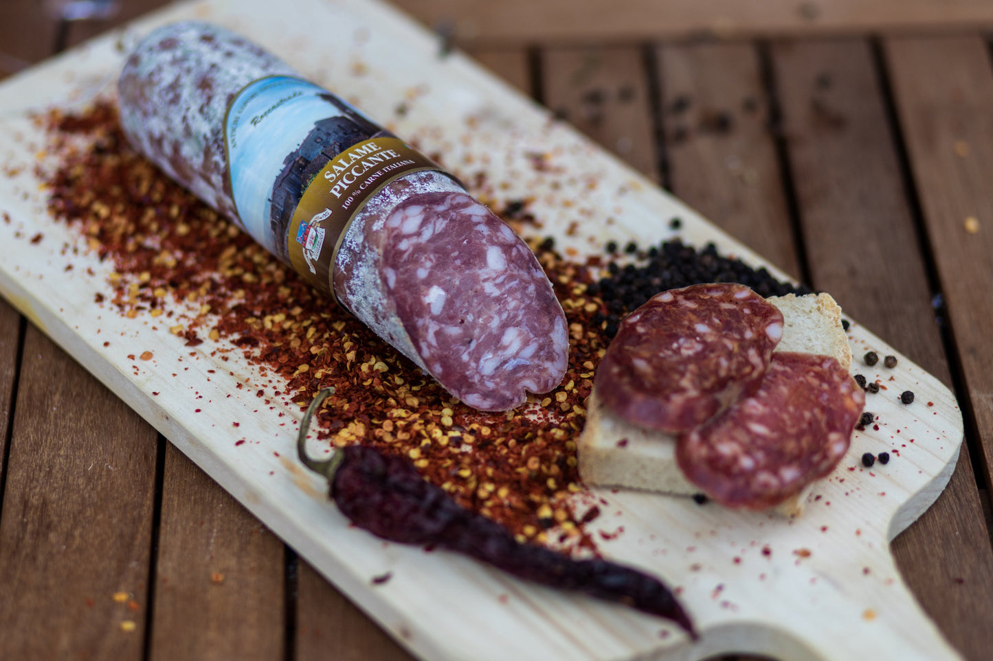 ½ Salame Piccante | Spicy-hot Salami | Subissati | +/- 200g