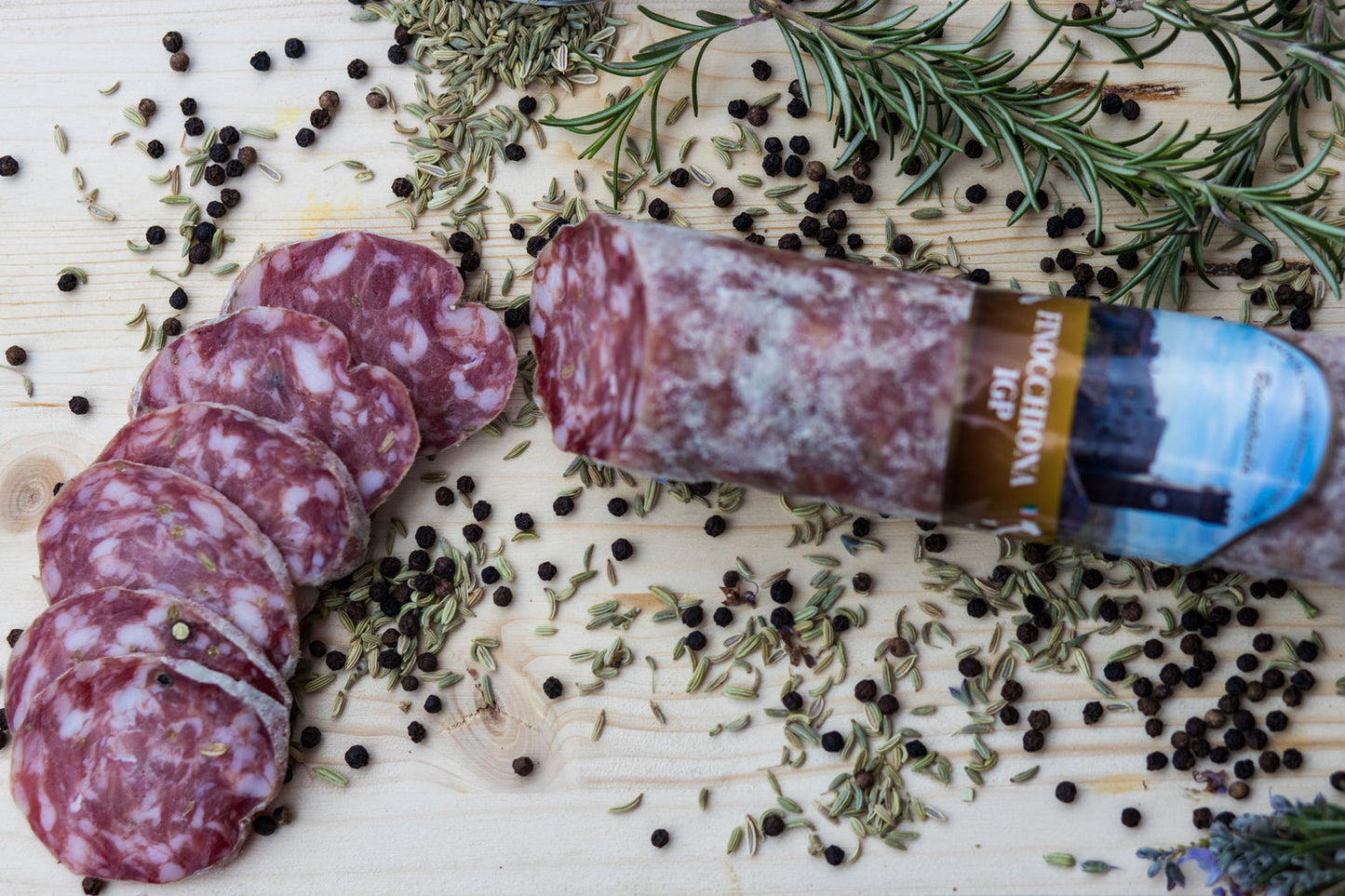 Salame Finocchiona IGP | Salami "Finocchiona" (with Fennel Seeds) PGI | Subissati | Half +/- 250g