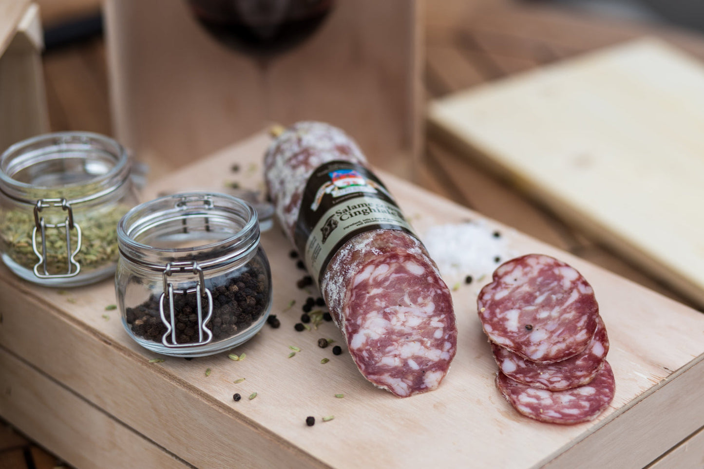 Salame con Cinghiale | Salami with Wild Boar | Subissati | Whole +/- 400g