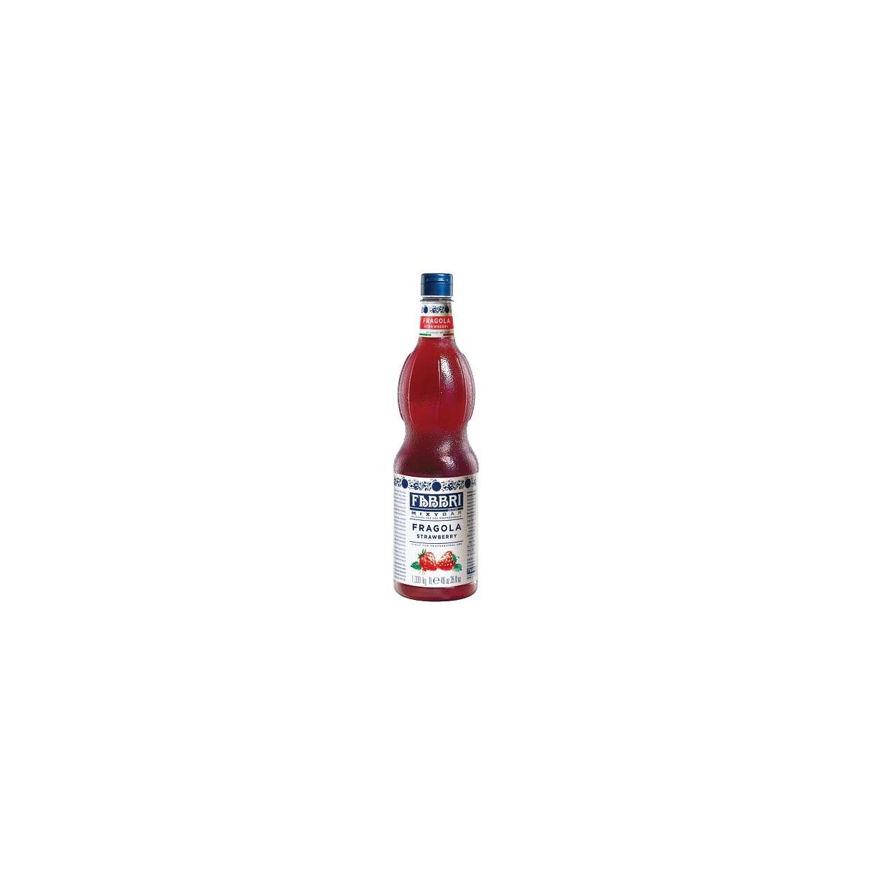 Strawberry Syrup | Mixybar Fragola Fabbri | 1.3Kg